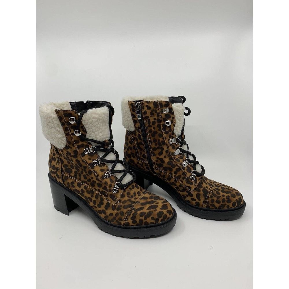 Marc Fisher Lakynn Size US 7.5 M Women's Hiker Combat Ankle Boots QMLAKYNN5